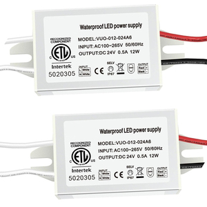 LEDモジュール用Dc 12v 24v 36v 12w 15w小型防水LEDトランスフォーマードライバー電源コンバータアダプター0.5a 1a - Product Image 2