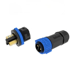 M25 2 núcleos 60A/70A enchufe de aviación impermeable 5G estación Base de comunicación conector de entrada/salida contactos de cobre carcasa de nailon - Product Image 1