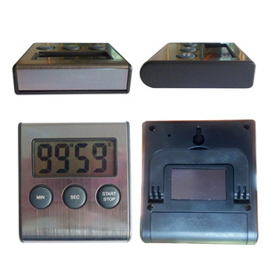 Jiuyi Hot Selling High-end Aluminum Surface Kitchen <strong>Timer</strong> Digital <strong>LCD</strong> Screen Refrigerator Magnetic Baking Student Learning <strong>Timer</strong> - Product Image 6