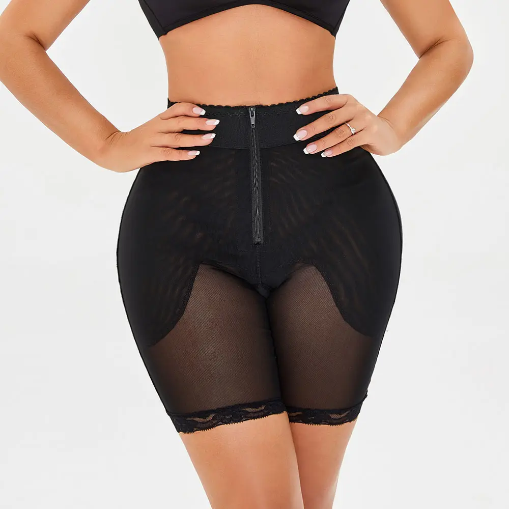 Cintura alta emagrecimento hip pads mulheres barriga controle cueca acolchoado bunda levantador corpo calcinha shapewear