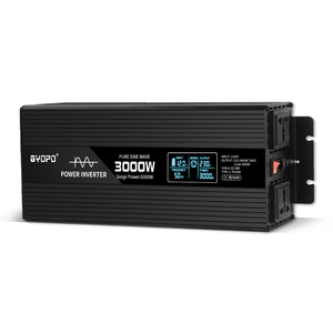 3000瓦纯正弦波太阳能逆变器3KW直流至交流转换器，带12V/24V/48v输入220输出50hz频率液晶显示器 - Product Image 2