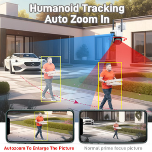 Camhipro 6MP Wifi 4G <strong>Camera</strong> 2.5&quot; 10X Optical Zoom Three Lens Dual Screen Outdoor Cctv <strong>Camera</strong> With Sound and Light Warning - Product Image 3