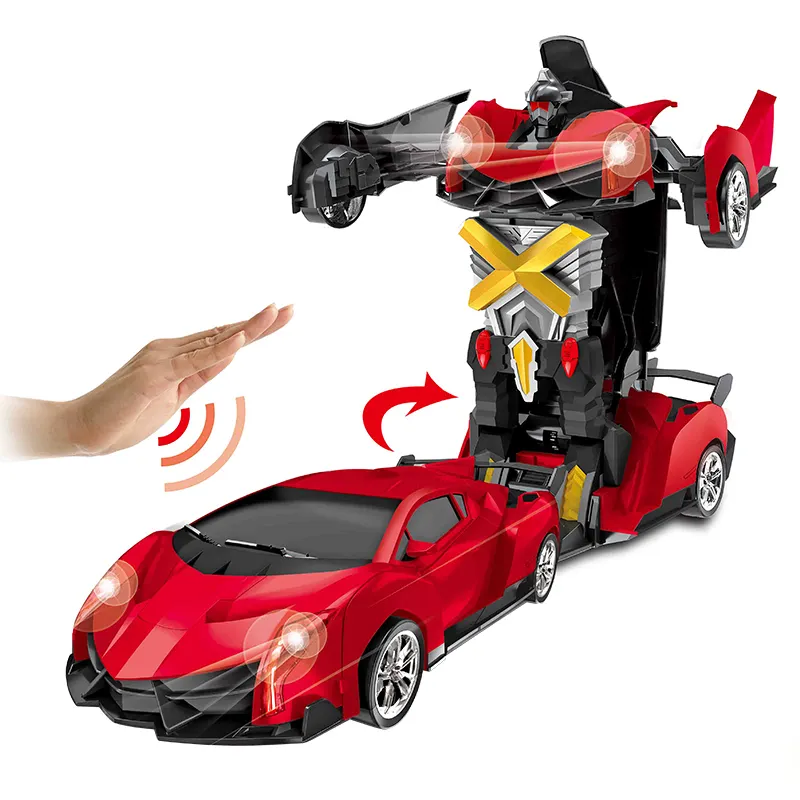 Zigo tech crianças carro rc transformação robô, brinquedo de juguetes, robô