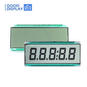 5 cifre 12 'orologio TN Pannello LCD segment display lcd GDC03828 -20 ~ 70C - Product Image 2