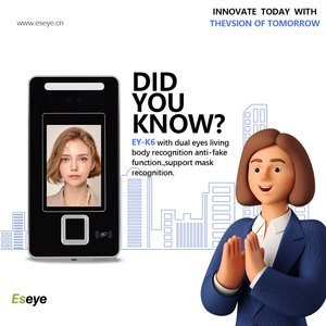 Eseye 3D Facial Recognition Fingerprint Access Control Attendance Waterproof WiFi TCPIP Network Free SoftwareSDK OEM Logo ICcard - Product Image 6