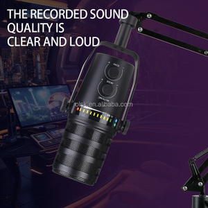 Clavax CLDY-MV7 Dynamic Microphone With Built-in DSP Audio Processing <strong>System</strong> USB XLR Jack for Live Streaming and Recording - Product Image 2
