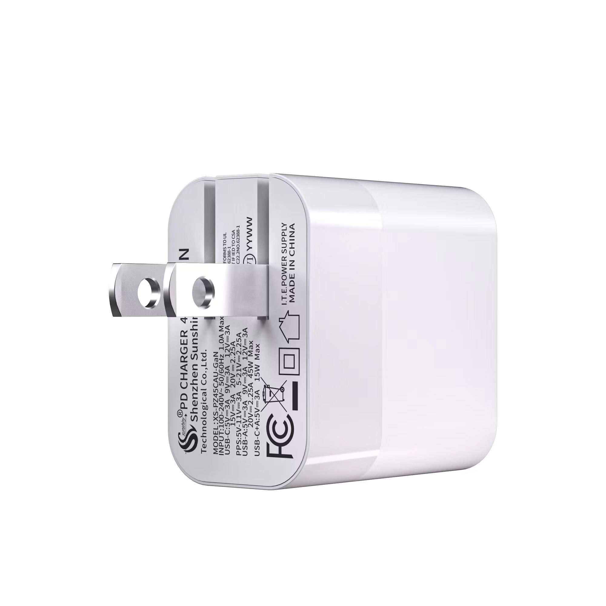 USB-C blanc 45 W