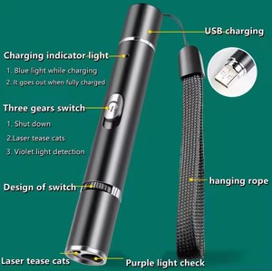 Rilevatore puntatore Laser 7-in-1 Multi-Mode per banconote e lampada ultravioletta muschio di gatto-commutabile - Product Image 6