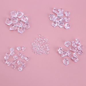 2021 Acrylic <strong>Particles</strong> Simulation Transparent <strong>Irregular</strong> Plastic Fake Ice Cubes for Mural Accessories - Product Image 6