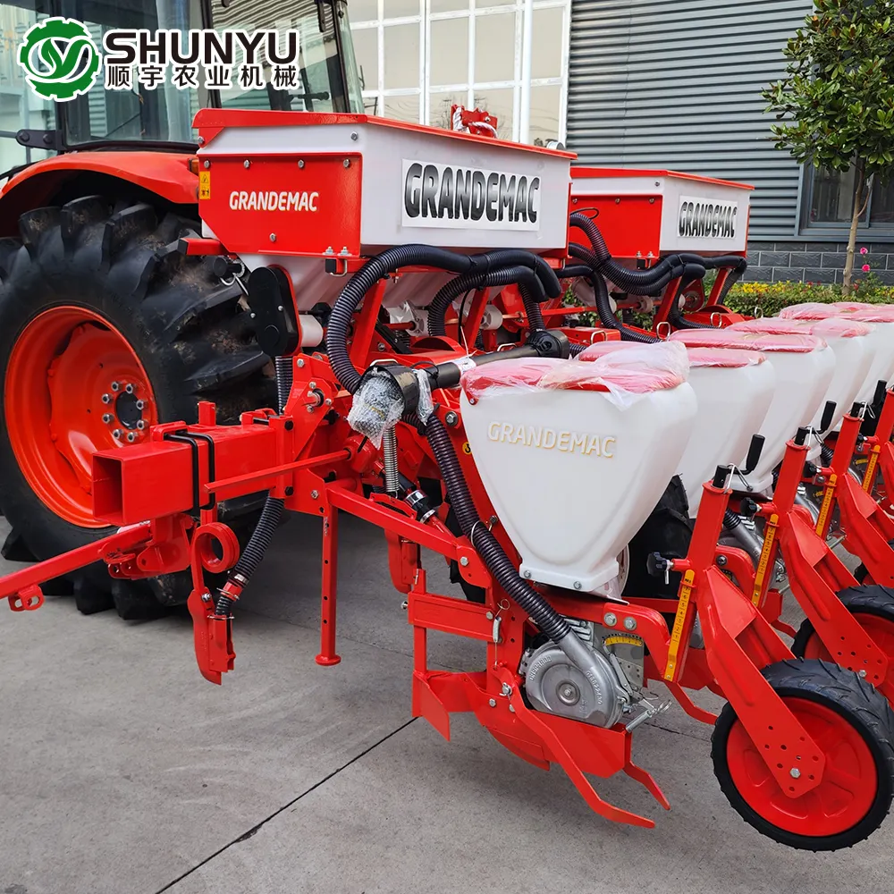 GRANDEMAC 4 5 6 Rows Tractor Air Suction Corn Seeder Planting Machine