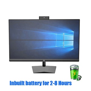 24'' All in One <strong>Computers</strong> Core CPU I3 I5 I7 Portable Pc With Battery UPS Laptop <strong>Desktop</strong> <strong>Computer</strong> - Product Image 3