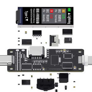 Tipo de Iluminação Do Telefone Móvel C Cauda Inserção Tester Digital Display Atual Poder Cauda Inserção Detector Mecânico T824