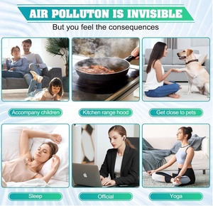 Aktif kömür gerçek HEPA yedek filtre için Fit LG PuriCare AeroTower Fan U9CV2B U9CS1C U9CV1C hava temizleyici arıtma - Product Image 6