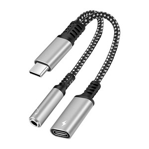 PD 10w Multi-Function 2 in 1 <strong>USB</strong> Type C <strong>Adapter</strong> to 3.5mm Jack Aux <strong>Adapter</strong> Charging Connector <strong>Adapter</strong> <strong>for</strong> Phone - Product Image 1