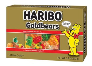 Amerika <span class=keywords><strong>Haribo</strong></span> Goldbears tiyatro kutusu 3.4 ons paketi 12 amerikan kuru aperatifler toplu maddeler içecek ve gıdalar için