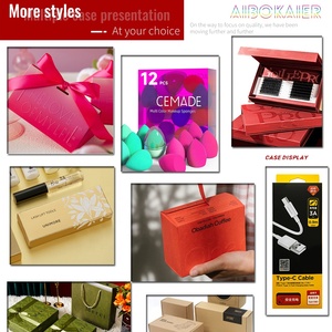Özelleştirilebilir temizle şeffaf PVC plastik kutu katlanabilir PET kağıt ambalaj sünger astar evcil hediyeler için geri dönüşümlü malzemeler - Product Image 6