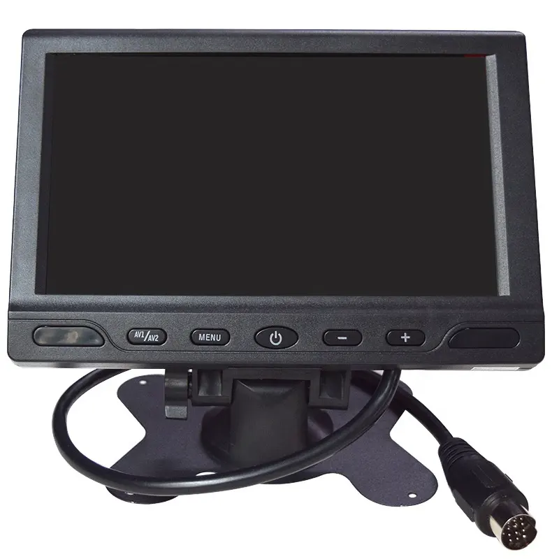 Schermo LCD a 7 pollici dell'automobile del Monitor del Bus 800x480 pixacao per il Desktop dello schermo quadrato di 16:9 delle automobili per le automobili con 4 macchine fotografiche MK070S04-A