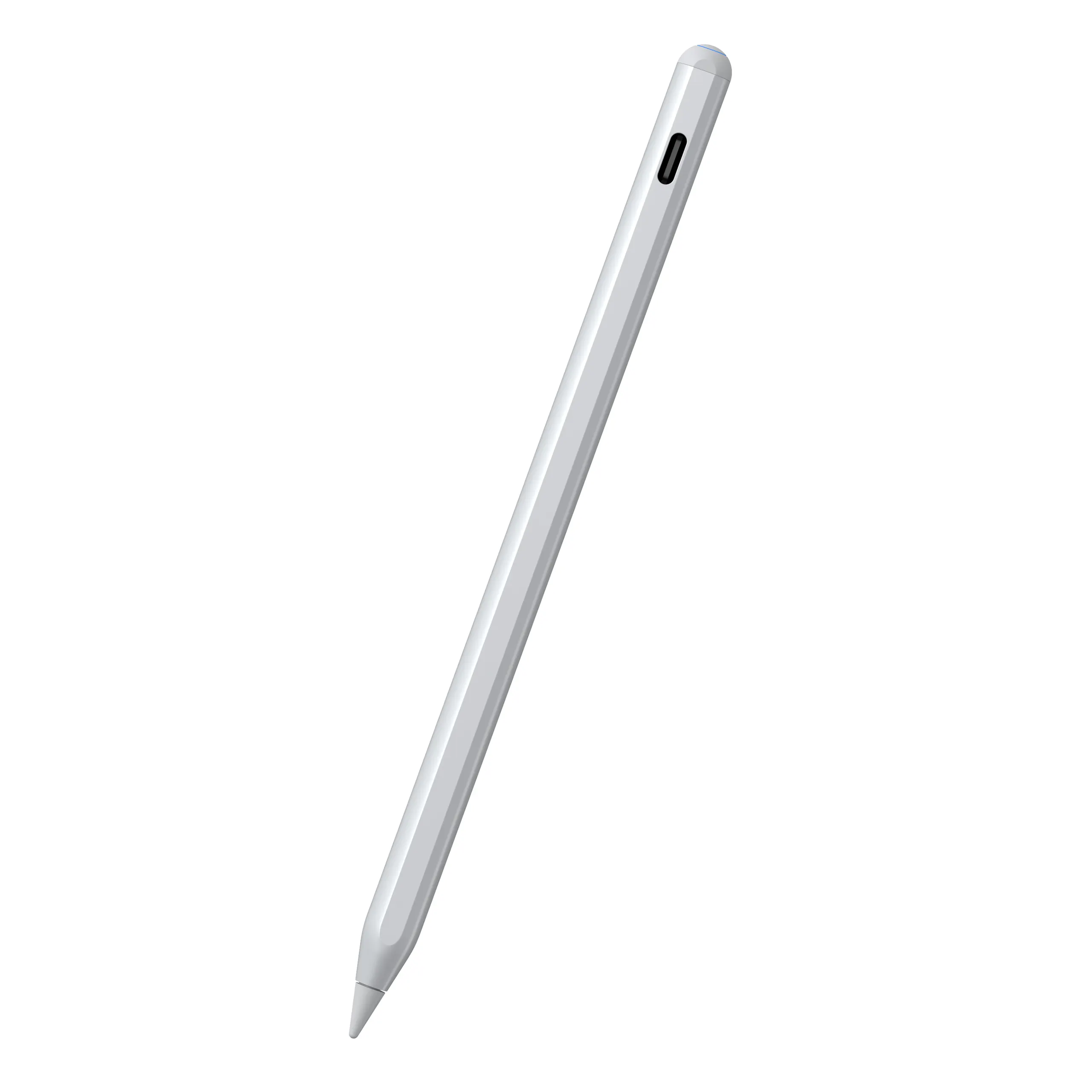 2024 Silber Brandneuheit Original Schnellladung Aluminiumlegierung magnetischer Stylus Kapitischer Stift kompatibel zum Apple Ipad