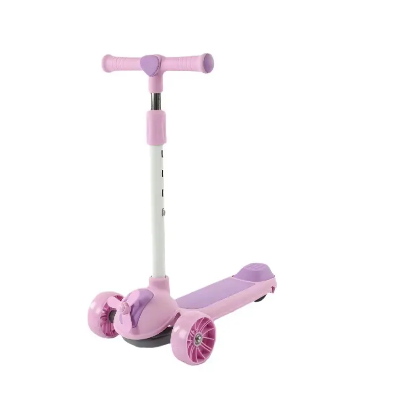 Children's scooters 3-6 years old with flash mobility scooter pedal tricycle baby toy scooter