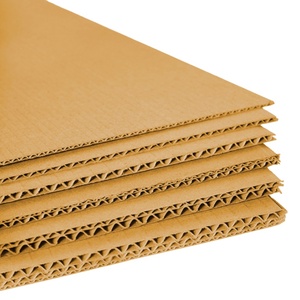 工厂定制印刷标志重型3-5层瓦楞纸板，用于包装纸箱垫和纸板 - Product Image 1