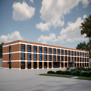 Edificio escolar prefabricado modular Casas de contenedores de aulas temporales para proyectos educativos - Product Image 1