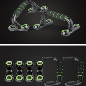 जिम इनडोर बॉडी फिटनेस स्ट्रेंथ एक्सरसाइज और सिट-अप ट्रेनिंग के लिए आई-आकार की पकड़ - Product Image 2