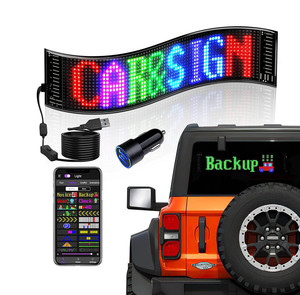LOY programmabile App di controllo flessibile Led segno di bordo schermi Led digitali pannello di auto pannello matrice Led per auto pubblicità finestra - Product Image 1