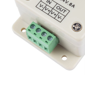 Выключатели со светодиодным индикатором DC 12V 24V 8A Регулируемая Яркость Диммер контроллер для лампы накаливания Газа Драйвер один цвет светодиодные ленты света - Product Image 3