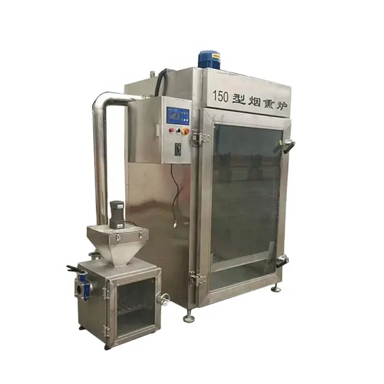 작은 상업 소시지 연기 오븐 훈제 베이컨 만드는 기계 고기 흡연 기계