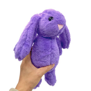 28/45/60cmイースターパープルウサギぬいぐるみバニー長い耳人形ぬいぐるみぬいぐるみぬいぐるみ