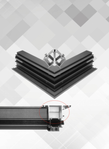 Xuanqing thiết kế hiện đại dễ dàng và nhanh chóng cài đặt mở rộng nhôm hồ sơ góc doanh - Product Image 5