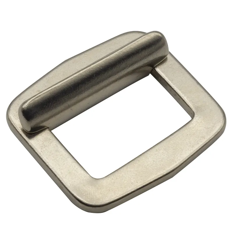 थोक बिक्री उच्च गुणवत्ता वाले कस्टम 25 मिमी आंतरिक चौड़ाई धातु समायोजक सुरक्षा बेल्ट के लिए ट्राई ग्लाइड स्टील बकल जारी करें