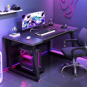 Controlador de decoración de Pc de pie de alta calidad, escritorio de oficina ejecutiva, ordenador en forma de Z, mesa de juego multiusos - Product Image 1