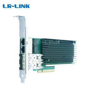LRLINK PCIe x8 Quad-יציאת 10G SFP + & נחושת כפולה יציאת היברידי Ethernet רשת מתאם כרטיס מבוסס על <span class=keywords><strong>Intel</strong></span> <span class=keywords><strong>X710</strong></span>