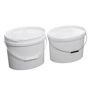 PP/<strong>HDPE</strong> Material Made Round Customizable Colors 5 Litre All Purpose Reusable Plastic Pail for Industrial Use - Product Image 1