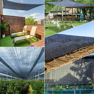 Dark Green Windproof <strong>Net</strong> <strong>Shade</strong> <strong>Net</strong> with 5 Years UV Protection for Farm and Vegetables - Product Image 5
