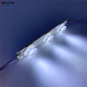 DC12V 3leds 3w 6w สีขาว 6000K 6500K 9000K 36 องศาการสปอตไลท์เลนส์พลังงานสูงด้านข้าง led โมดูลสําหรับขนาดใหญ่คู่ด้านข้างกล่องไฟ - Product Image 3