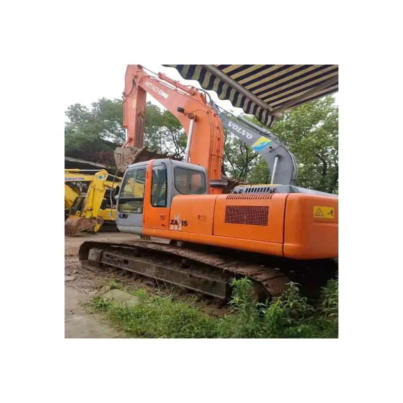 HITACHI ZX 240รถขุดเครื่องจักรสำหรับเคลื่อนย้ายดินที่มีแขนยาวมี EX200 HITACHI EX60 EX120ในสต็อกยังไม่มีความคิดรีวิว