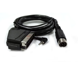 Nickel mạ cho SEGA GENESIS 1 cho Neo Geo 3.5mm cắm kênh kép Scart RGB AV Cáp 1.8 mét - Product Image 1