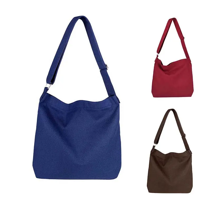 High Quality Standard Size Simple Multifunctional Grocery, Shopping Eco Tote 5oz 8oz 10oz Cotton Canvas Shoulder bags/