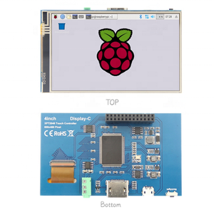 4 zoll Raspberry Pi HD MI Anzeige Raspberry Pi Touchscreen IPS HD 800X480 3B+/4B