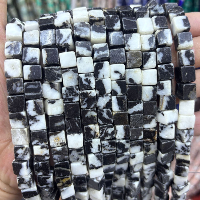 Jaspe cebra blanco negro