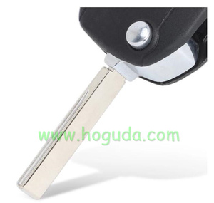 For Peugeot 3 Button <strong>Remote</strong> Key with 433MHz and HITAG AES 4A Chip Without lg - Product Image 4