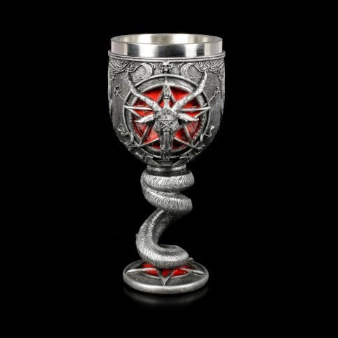 gobelet corne de diable gris
