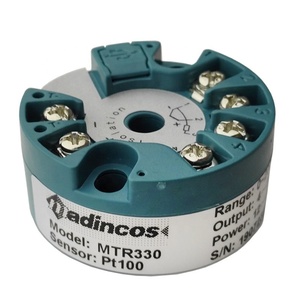 MTR330:0.1% FS termocoppia universale programmabile universale K,S,E,T,N,J/PT100 trasmettitore di temperatura montato testa con 4-20ma - Product Image 1