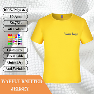 Exklusive Partner programme Top-Qualität Luxus Designer benutzer definierte Eigenmarke Waffel T-Shirt - Product Image 3