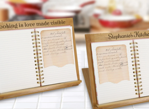 Odm Tre Cookbook Máy Tính Xách Tay Đứng Máy Tính Để Bàn Tổ Chức Văn Phòng Lưu Trữ Giá Bằng Gỗ Giá Chở Chủ Bằng Gỗ Cuốn Sách Đứng - Product Image 4