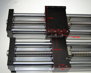 Módulos de movimiento lineal deslizador de precisión Manual placa de arrastre Manual banco de trabajo Manual 100mm - Product Image 3