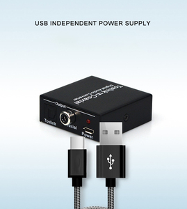 Convertidor de amplificador de audio coaxial a analógico Toslink digital, codificador de video para DVD de cine en casa - Product Image 2