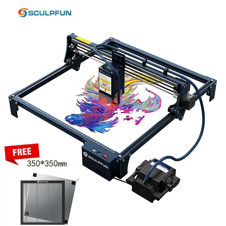 Sculpfun S30 Pro Max 5W 10W 20W Hoge Kwaliteit Laser Graveur Cutter Diy Professionele Desktop Laser Gravure Machine Voor Hout